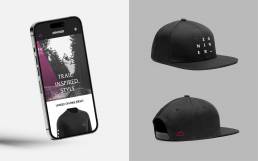 mobile website digital design apparel